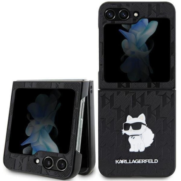 Karl Lagerfeld Galaxy Z Flip 5 telefontaske Saffiano Monogram Choup