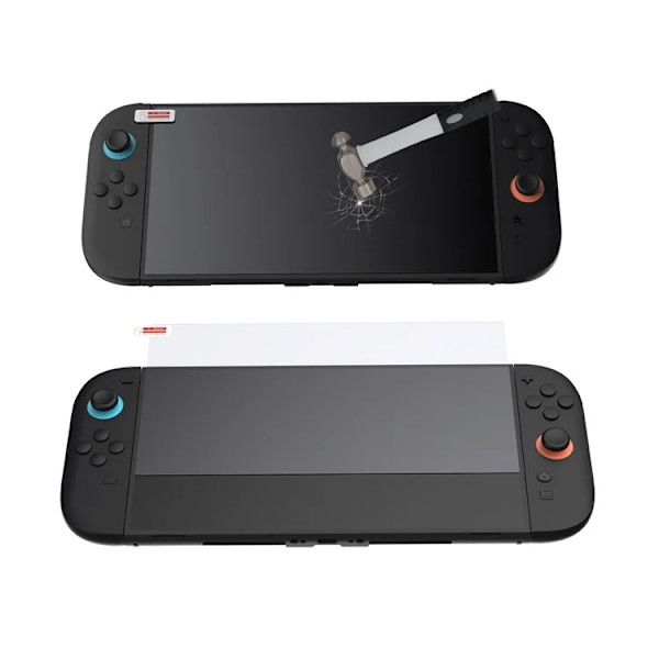 [2-Pack] Dobe Nintendo Switch 2 Härdat glas Skärmskydd - Clear