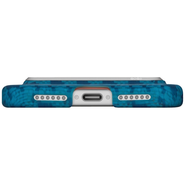 PITAKA Mobilskal För iPhone 17 Pro Max MagSafe Happiness Rides Edge Blå