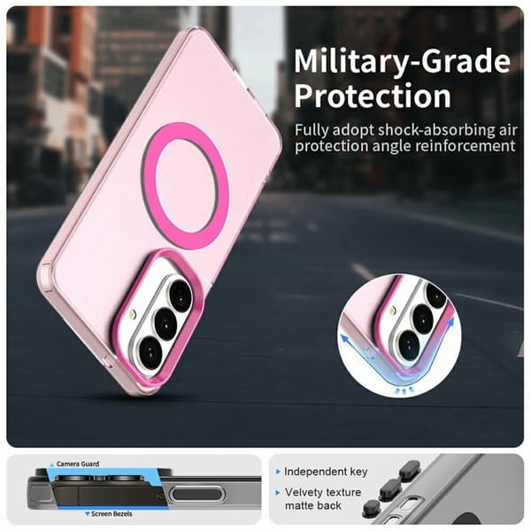 Mobilskal för Samsung Galaxy S26 Plus Magnetiskt Anti Drop - Röd