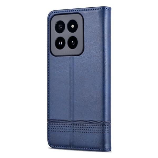 AZNS Xiaomi 14 Pro Plånboksfodral Magnetisk - Konstläder - Blå