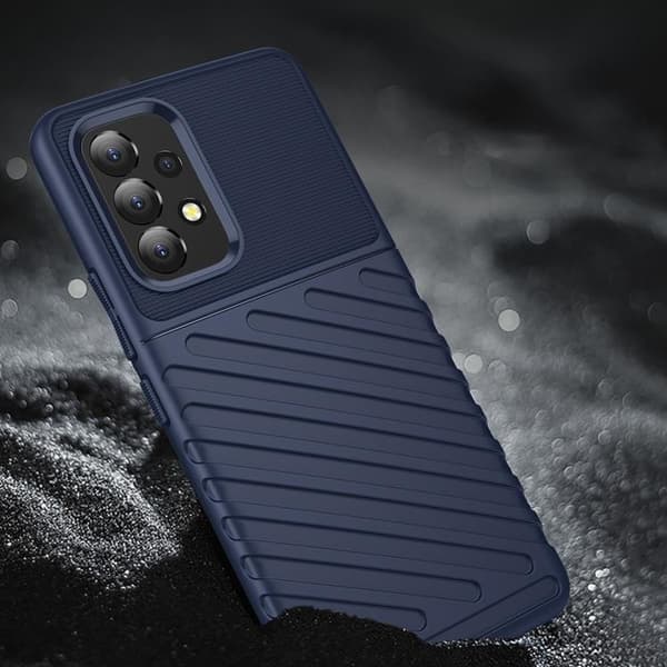 Thunder Fleksibelt Panser Skal Galaxy A53 5G - Blå Blå