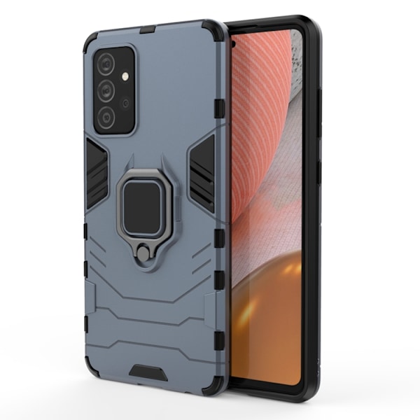Ring Armor Skal Galaxy A72 - Blå Blå