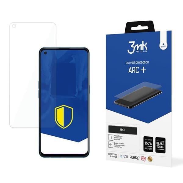3MK ARC+ Karkaistu lasi näytönsuoja Galaxy S20 Ultra Transparent