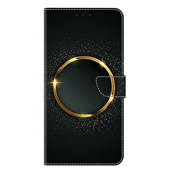 Samsung Galaxy S26 Plånboksfodral Konstläder - Guld Ring
