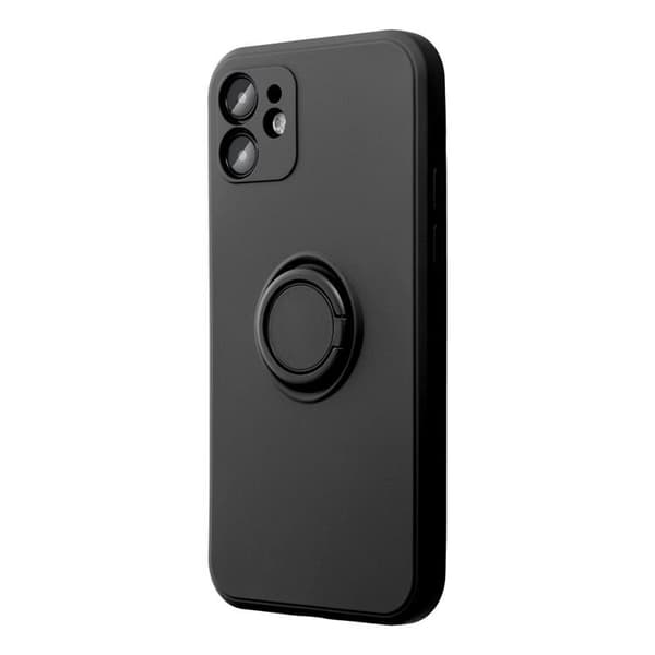 Mobilskal till iPhone 16e Silikon Ring - Svart Svart