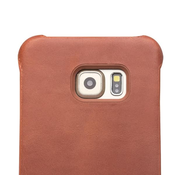 Boom ægte læderetui Samsung S6 edge+ Brun Brown