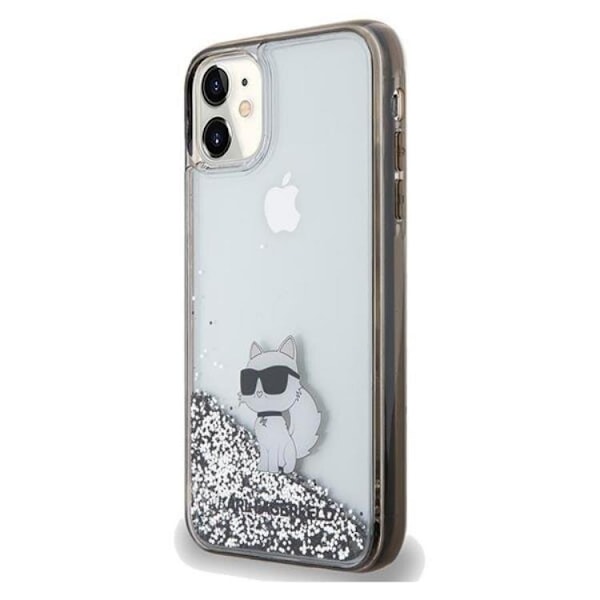 KARL LAGERFELD iPhone 11/XR Mobilskal Liquid Glitter Choupette