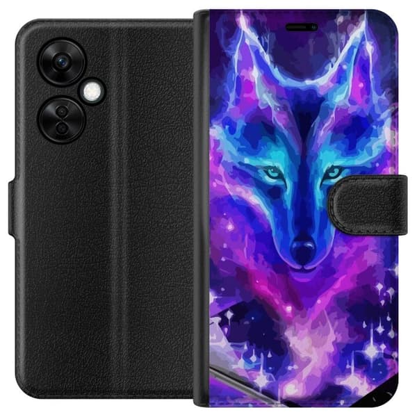 Plånboksfodral till OnePlus Nord CE3 med Neon Varg