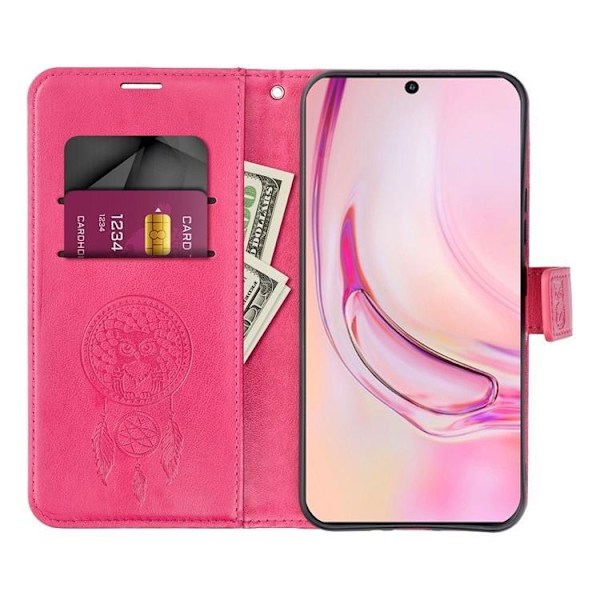 Galaxy A13 4G Plånboksfodral Mezzo Dreamcatcher - Magenta