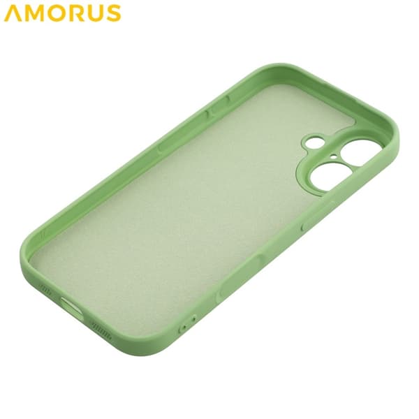 AMORUS Mobilskal till iPhone 17 Precise Cutouts TPU Fiber - Grön Grön