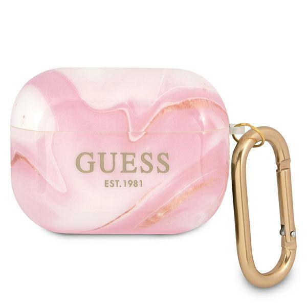 Guess Marble Collection Skal AirPods Pro - Rosa Rosa