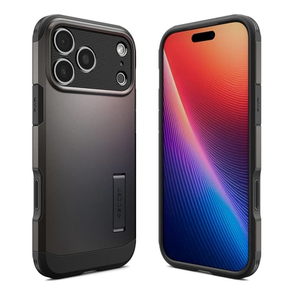 Spigen Mobilskal till iPhone 17 Pro Magsafe Tough Armor - Gunmetal Grå