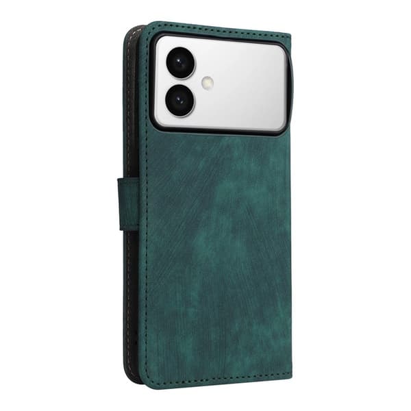 Samsung Galaxy S26 Edge Plånboksfodral RFID Skydd Konstläder - Grön
