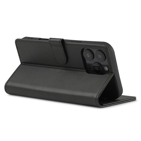 LC.IMEEKE iPhone 16 Pro Max Plånboksfodral Konstläder - Svart