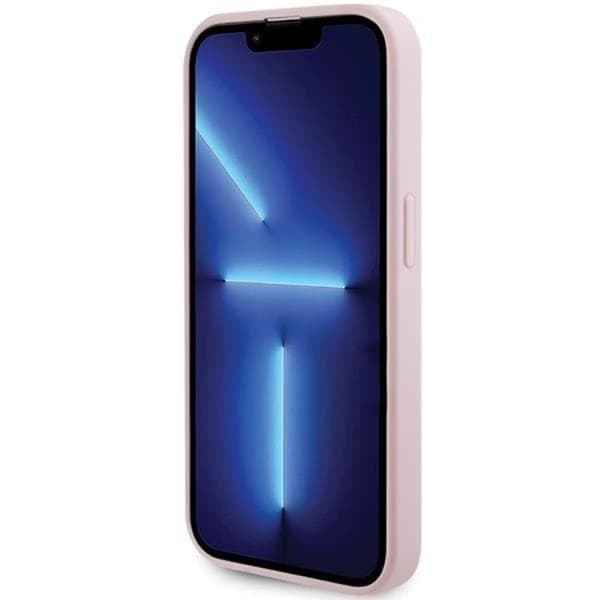 Guess Mobilskal till iPhone 13 Pro/13 Magsafe Saffiano - Rosa Rosa