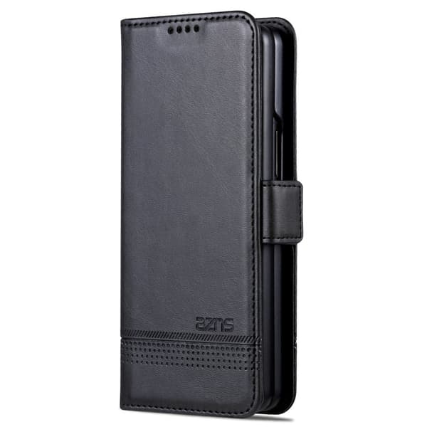 AZNS Samsung Galaxy Z Fold6 Plånboksfodral Konstläder - Svart