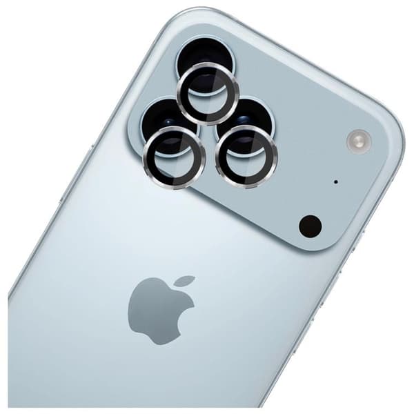 3MK iPhone 17 Pro Max/17 Pro Kameralinsskydd Härdat Glas Lens Pro Silver