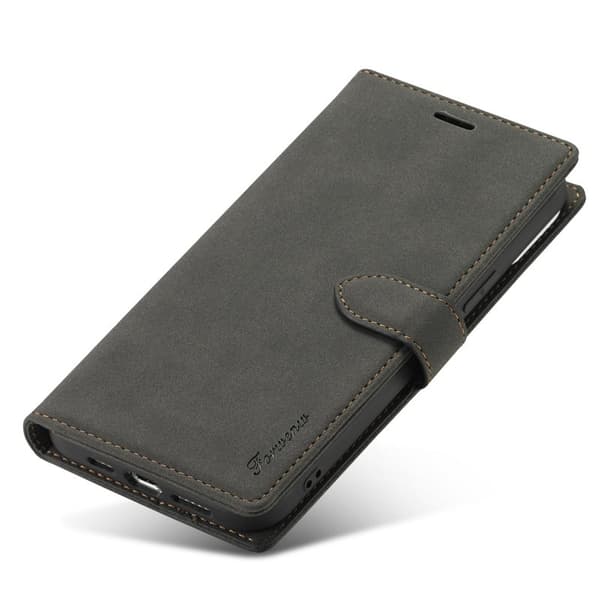 FORWENW iPhone 13 Pro Plånboksfodral Konstläder - Svart