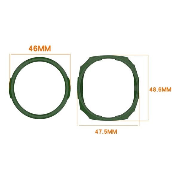 Galaxy Watch 8 Classic (46mm) Skal Hollow Design - Grön Grön