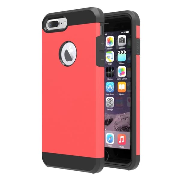 Slim Armor -suojakotelo Apple iPhone 7 Plus - Punainen Red