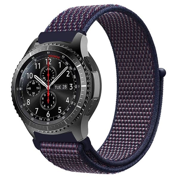 Kalebol Galaxy Watch 6/6 Classic Armband Nylon Loop - Blå Blå