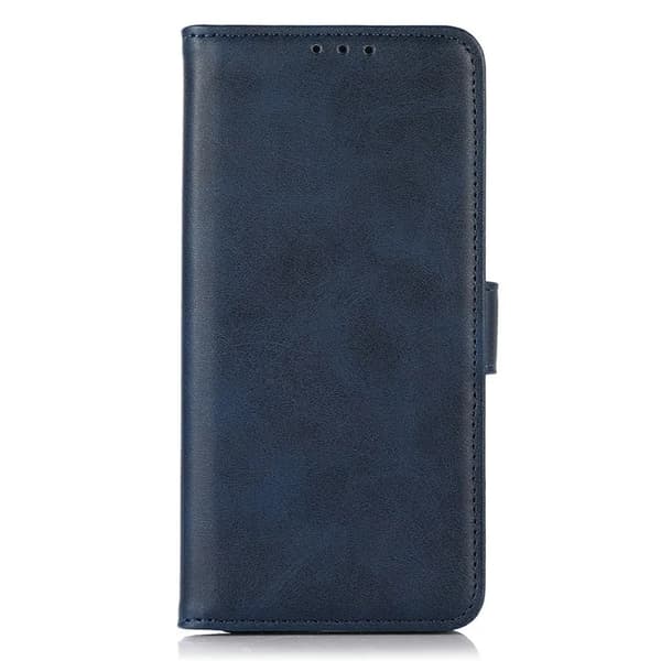Sony Xperia 1 VII Plånboksfodral Cowhide Texture Konstläder - Blå
