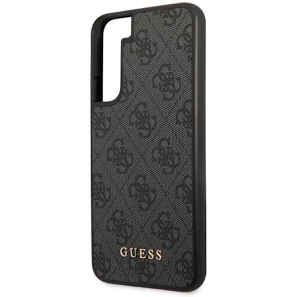 Guess Galaxy S23 Skal Metall Gold Logo - Grå