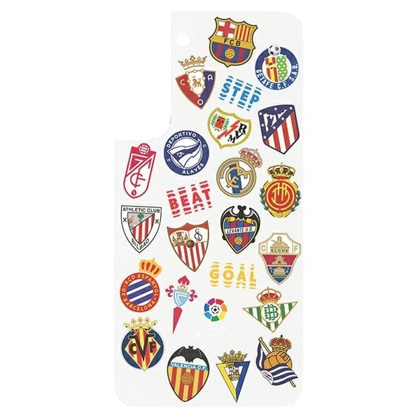 Telefontaske til Samsung Galaxy S22 Panel til Laliga - Hvid
