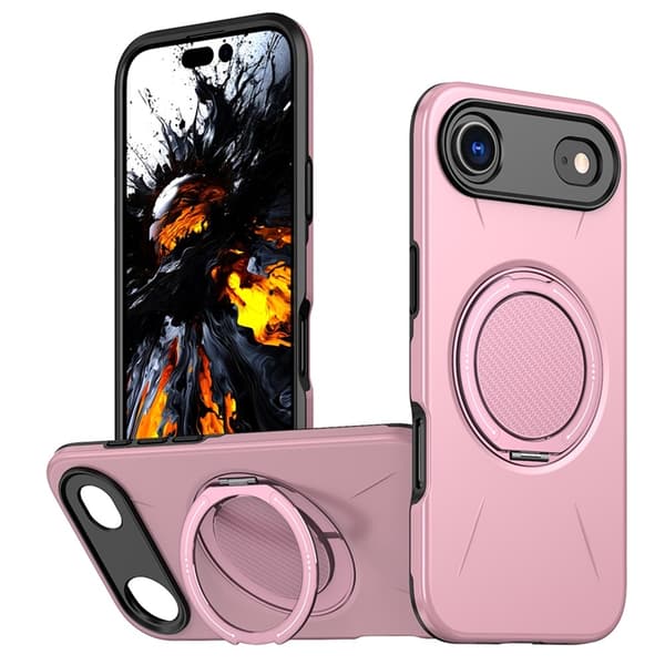 Mobilskal till iPhone Air MagSafe Rotating Kickstand - Rosa Rosa