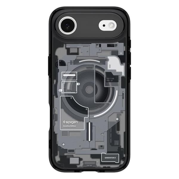 Spigen Telefontaske til iPhone Air Magsafe Ultra Hybrid - Sort Zero One Svart