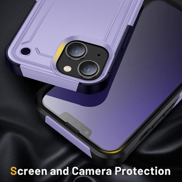 iPhone 14 Plus Skal ShockProof - Lila