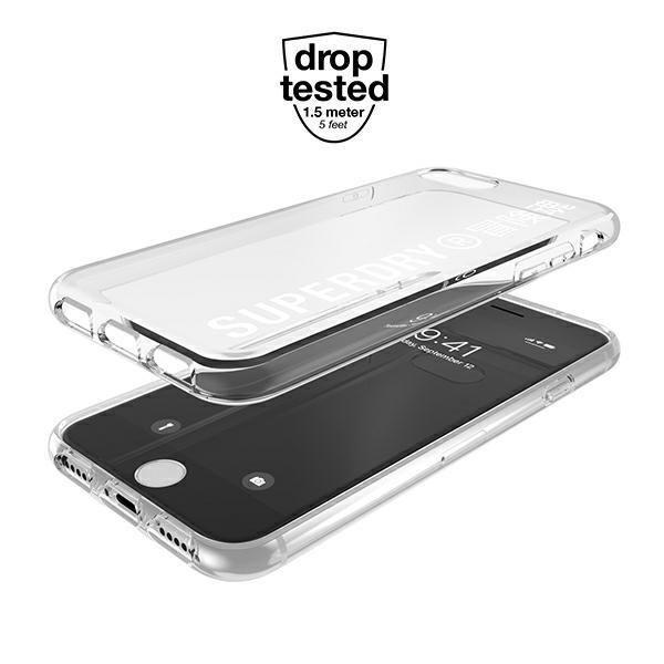 SuperDry Snap Clear Skal iPhone 6/6S/7/8/SE (2020/2022) - Valkoinen