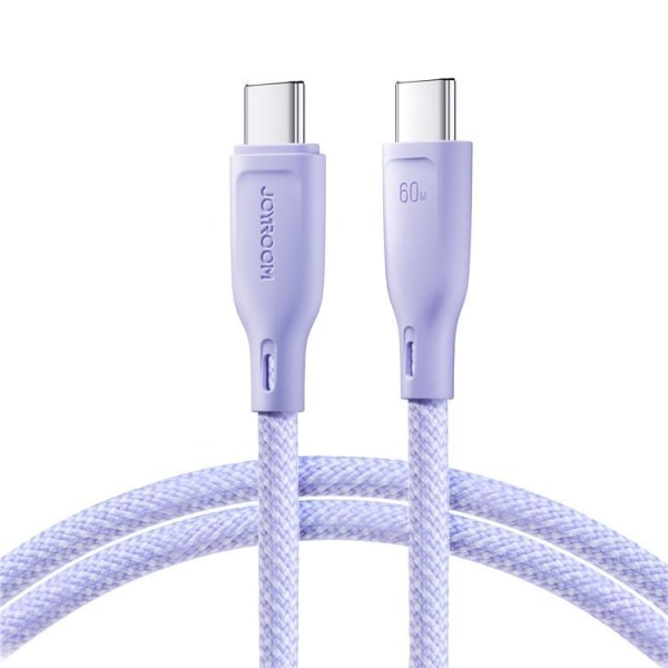 Joyroom USB-C till USB-C kabel 1m PD 60W - Lila