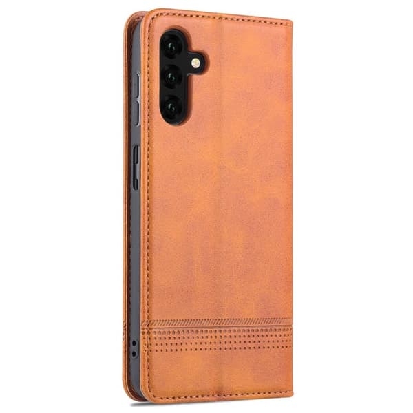 AZNS Samsung Galaxy A13 Plånboksfodral i Konstläder - Brun