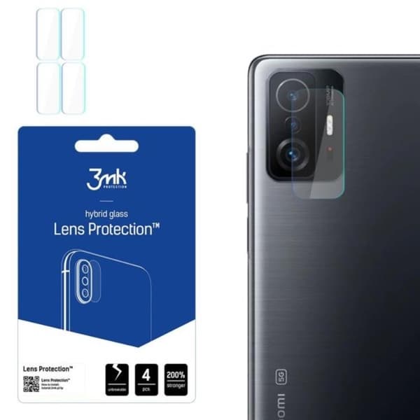3MK Xiaomi 11T Pro    Kameralinskydd Transparent
