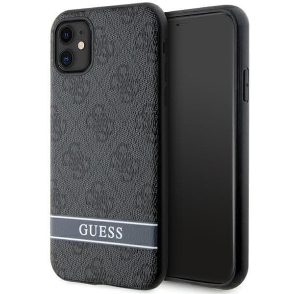 Guess iPhone 11/XR Mobilskal 4G Stripe - Grå Grå