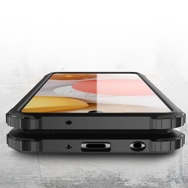 Galaxy A12/M12 Cover Forcell Armor Hårdplast - Sort Black