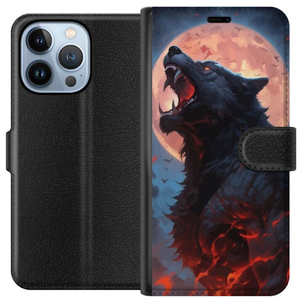 Plånboksfodral till Apple iPhone 13 Pro med Ylande varg