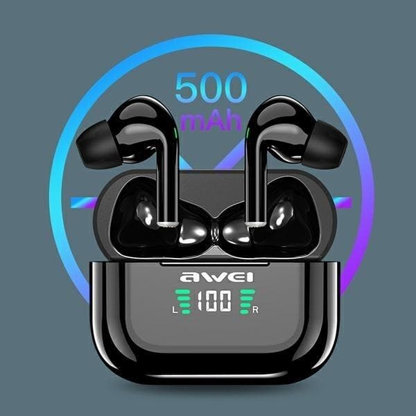 Awei TWS Bluetooth In-Ear Hörlurar T29P - Svart Svart