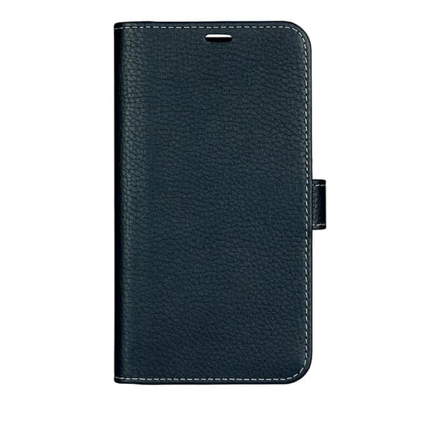 Onsala Collection ægte læder pungetui iPhone XS / X - Mari Blue