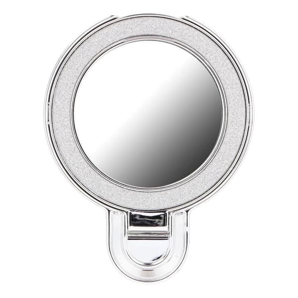 Mobiltelefonstativ CIRCLE MIRROR Stick-on - Sølv Silver
