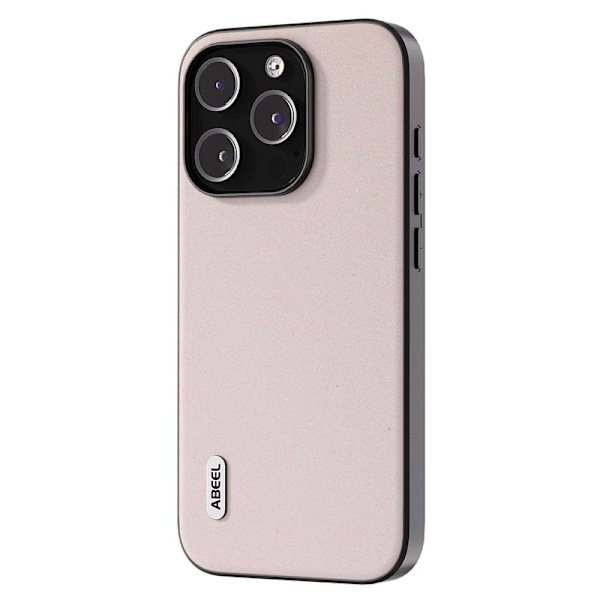 ABEEL Mobilskal till iPhone 13 Pro Max Glitter PU Läder Vit
