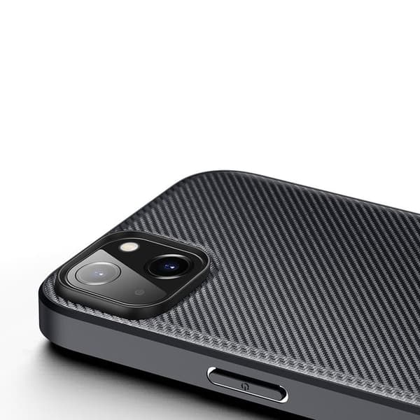 Dux Ducis iPhone 14 Plus -kuori Fino Nylon - Musta Black