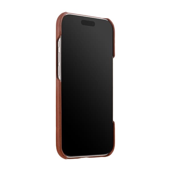 MELKCO Mobilskal till iPhone Air i äkta läder och PC - Brun