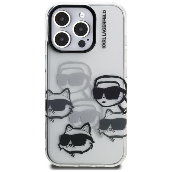 Karl Lagerfeld Mobilskal till iPhone 16 Pro Max IML Multi K&C Head Transparent