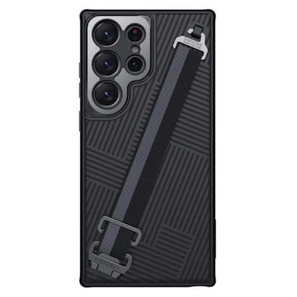Nillkin Galaxy S23 Ultra Skal Stripe Handrem - Svart Svart
