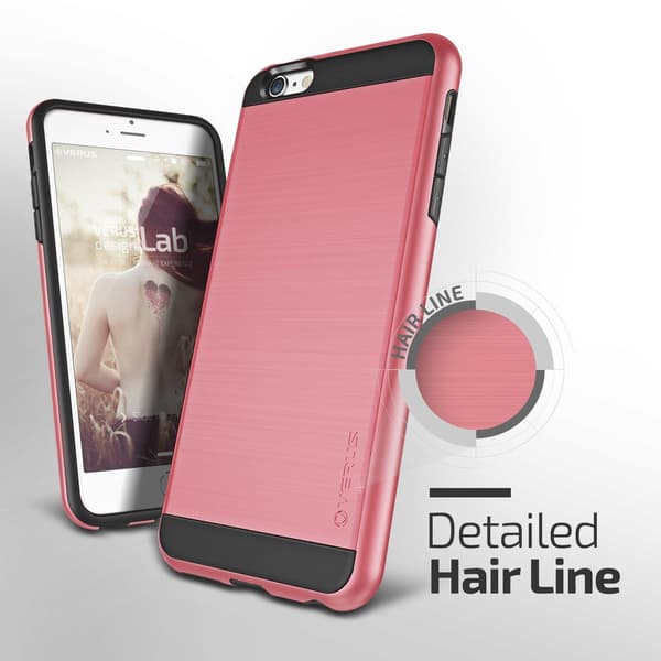 Verus Verge Skal till Apple iPhone 6/6S Plus - Rose Pink Rosa