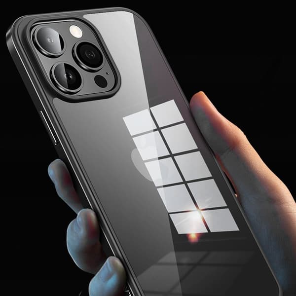 SULADA Minrui Mobilskal till iPhone 15 Pro Max TPU+Glas Blå
