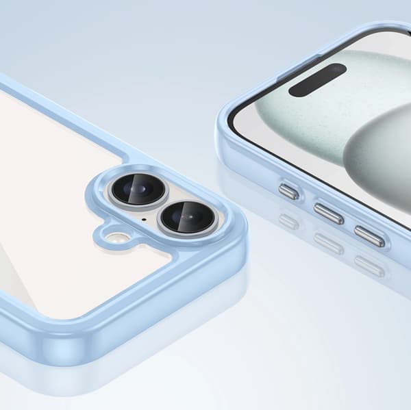 Telefontaske til iPhone 16 Plus Outer Space - Blå Blå